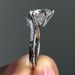 Minimalist Jewelry S Silver Plated Simulated Zircon Proposal Wedding Ring Female_ipsvogv.com