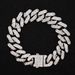 Hip Hop Full Diamond Cuban Chain Titanium Personality Fashion Stainless Steel Necklace Jewelry SL015_ipsvogv.com