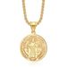 New Stainless Steel Father Benedict Necklace Exorcist Pendant Jewelry_ipsvogv.com