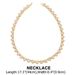 Full Diamond High End Love Heart Shaped Necklace Bracelet Gold Plated Clavicle Chain Necklace_ipsvogv.com