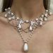 Heavy Gothic Punk Multi Layer Choker Retro Pendant Cross Necklace Star Butterfly Necklace Clavicle Chain Female_ipsvogv.com