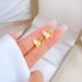 【 Full Body Titanium Steel 】 Fritillaria Butterfly Minimalist Style Cold Men And Women Personalized Temperament Banquet_ipsvogv.com
