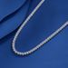 Moissanite Necklace S Silver Hip-Hop Ins Style Classic 2MM 3MM 4MM 5MM Tennis Chain_ipsvogv.com