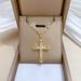 Zircon 【 】 Cross Light Luxury Charm Gorgeous Full Diamond Necklace Women's Versatile Clavicle Titanium Steel Chain 【 】_ipsvogv.com
