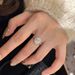 Handheld Flower Large Zircon Pigeon Egg Index Finger Ring, Light Luxury Atmospheric Design, Exquisite And Versatile,_ipsvogv.com