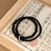 New Chinese Style, Like A Fish In Water, With Koi Safety Buckle, Double Loop Obsidian Agate Brac, Ancient Style_ipsvogv.com