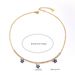 New titanium steel chain drop glue five-pointed star necklace bracelet set with diamond design high appearance level jewelry women_ipsvogv.com