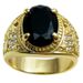 Size 8-15 Jewelry Man's Ring Marriage Engagement Vacuum Plating R283 Ring Black_ipsvogv.com