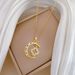 】 Moon 【 Lucky Grass Light Luxury Charm Gorgeous Full Diamond Necklace Women's Versatile Clavicle Chain Titanium Steel 【 】_ipsvogv.com