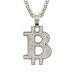 Letter B Diamond Men's Pendant Necklace 3D Trendy Street Dance Jewelry_ipsvogv.com