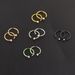 e-commerce source human body puncture C- shaped stainless steel rhinestone nose ring diamond nose nail false nose ring jewelry_ipsvogv.com