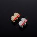 New Single Double Flame Patterned Zirconia Gold Teeth For Halloween, Popular Cosplay, Versatile Dental Accessories And_ipsvogv.com