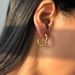 Fashionable Real Gold Electroplated INS Titanium Steel Polished Irregular Pearl Earrings_ipsvogv.com
