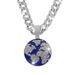 Renqing Jewelry Pendant Drip Oil Full Earth Simple Diamond Set Male Personalized Hip Hop Necklace_ipsvogv.com