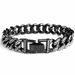Hip Hop Style Jewelry Full Diamond 12MM Wide Men's Cuban Chain Bracelet_ipsvogv.com