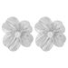 12897 Design Flower Hollow Computer Piece Sweet Personality Exaggerated Inlaid Pearl Earrings_ipsvogv.com