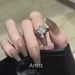 【 1708 People Praised 】 Light Luxury, High-end Feeling, Cold Wind, Diamond Inlaid Zircon Cross Titanium Steel Ring,_ipsvogv.com