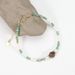 Agate Natural Stone Freshwater Pearl Bamboo Shell Bracelet Female Beads Adjustable_ipsvogv.com