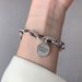 Dreams Come True Necklace Women's Silver Korean Edition Heavy Industry Coarse Letter Round Brand Collar Chain Neckchain_ipsvogv.com
