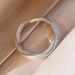 Cao Shi Simple Classic Fashion Engagement Ring Micro Inlaid Zircon Women's Jewelry_ipsvogv.com