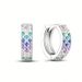 Cao Shi's Colorful Zircon Earrings Are A Fashionable And Sweet Accessory For Women's Daily Wear, Selling Well_ipsvogv.com