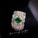 European and American retro palace style hollow two-color high fixed ring_ipsvogv.com