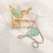 B2815 Lava Texture Pattern Open Personalized Design Alloy Resin Irregular Bracelet_ipsvogv.com