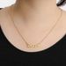 new simple stainless steel twelve constellations English letter sweater necklace female color retention clavicle chain versatile_ipsvogv.com