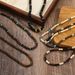 Bohemian Coconut Shell Wood Beads Turquoise Beads Stitching Niche Stacked Short Necklace Men's Clavicle Chain_ipsvogv.com