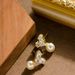 Internet Celebrity Fashion Exquisite Zircon Inlaid Pearl For Women With A Sense Of Luxury, Commuting Simple Silver_ipsvogv.com