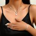 Jewelry & Accessories Rhinestone Tassel Wedding Accessories Silver Claw Necklace Earrings Bracelet Three Piece Set_ipsvogv.com