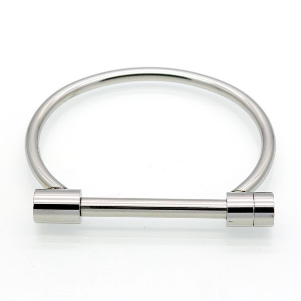 Titanium Steel Horseshoe Vacuum Gold Plated Bracelet D Shaped Horseshoe Buckle Stainless Steel Bracelet_ipsvogv.com