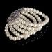 Handmade Bridal Wedding Veil Accessories Pearl Bracelet With Rhinestones Women's Jewelry_ipsvogv.com