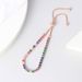 Unisex 3mm colorful round zircon single row full diamond adjustable crystal bracelet for women_ipsvogv.com