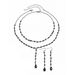 Accessories Halloween Party Dark Style Multi-layer Rose Necklace Personalized Crystal Bead Collarbone Chain_ipsvogv.com