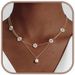 Personalized Niche High End Petal Clavicle Necklace Small Fragrance Style Copper Plated Flower Pearl Double Layered Necklace For Women_ipsvogv.com
