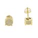 INS New Square Round Zircon Earring Ship Hop Simple Classic Popular Earrings_ipsvogv.com