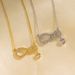 Simplicity, Fashion, Personality, 8-shaped Love Micro Set Zircon Versatile And Elegant Women's Necklace, Valentine's Day_ipsvogv.com