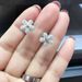 Tough Small Fresh Flower Earrings Female Element Crystal Earrings Female_ipsvogv.com