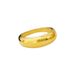 Women's Jewelry Fashion Simple Round Smooth Curved Ring Female Stainless Steel 18 Gold Plated_ipsvogv.com