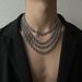 Ultra Thick Domineering Hip Hop Rock Clavicle Trend Men And Women Couple Titanium Steel Twist Chain Necklace_ipsvogv.com
