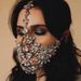 Exaggerated Halloween rhinestone crystal masquerade mask, party accessories mask_ipsvogv.com
