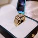 niche Rectangular Product Electroplated Light New Large Luxury Full Diamond Men's Ring_ipsvogv.com