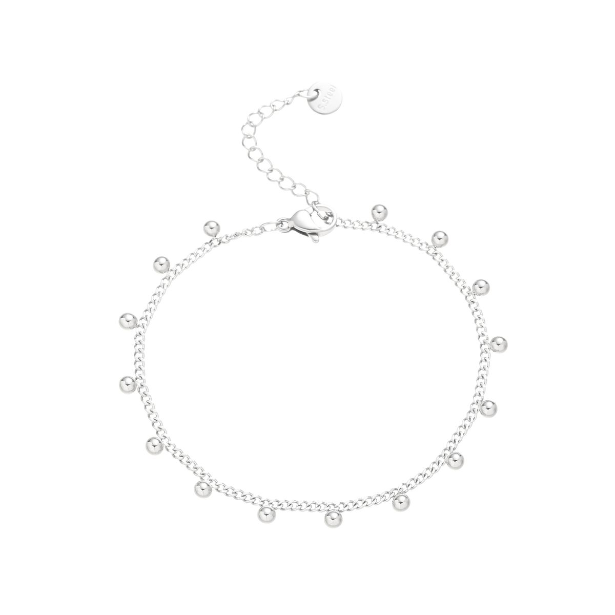 Women's Jewelry Titanium Steel Bead Bracelet Hand Jewelry Stainless Steel Non Fading Ins Texture Multi Color Matching Anklet_ipsvogv.com