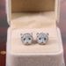 Cao Shi's New Personalized Versatile Full Diamond Zircon Leopard Head For Women's Temperament Street Shooting Earrings_ipsvogv.com