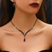 Women’s Jewelry Set Fashion Fashion Halloween Festival Set Bridal Jewelry Set Three Piece Set Bloodthirsty Vampire Cosplay_ipsvogv.com