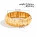 Ins Style Metal Texture Pleated Bracelet Niche Design Hollow Spring Bracelet_ipsvogv.com