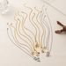 Women's Jewelry Stainless Steel Furnace Vacuum Plating Real Gold Twisted Open Ring Pearl Paper Clip Detachable Basic Chain_ipsvogv.com