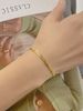 Minimalist High-End Hip-Hop Cuban Metal Titanium Steel Bracelet Non-Fading Fashion Unisex Chain Jewelry_ipsvogv.com