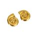Unisex INS Hot Selling Fashionable Retro Titanium Steel Fine Polished Conch Thread Dancer Earrings_ipsvogv.com